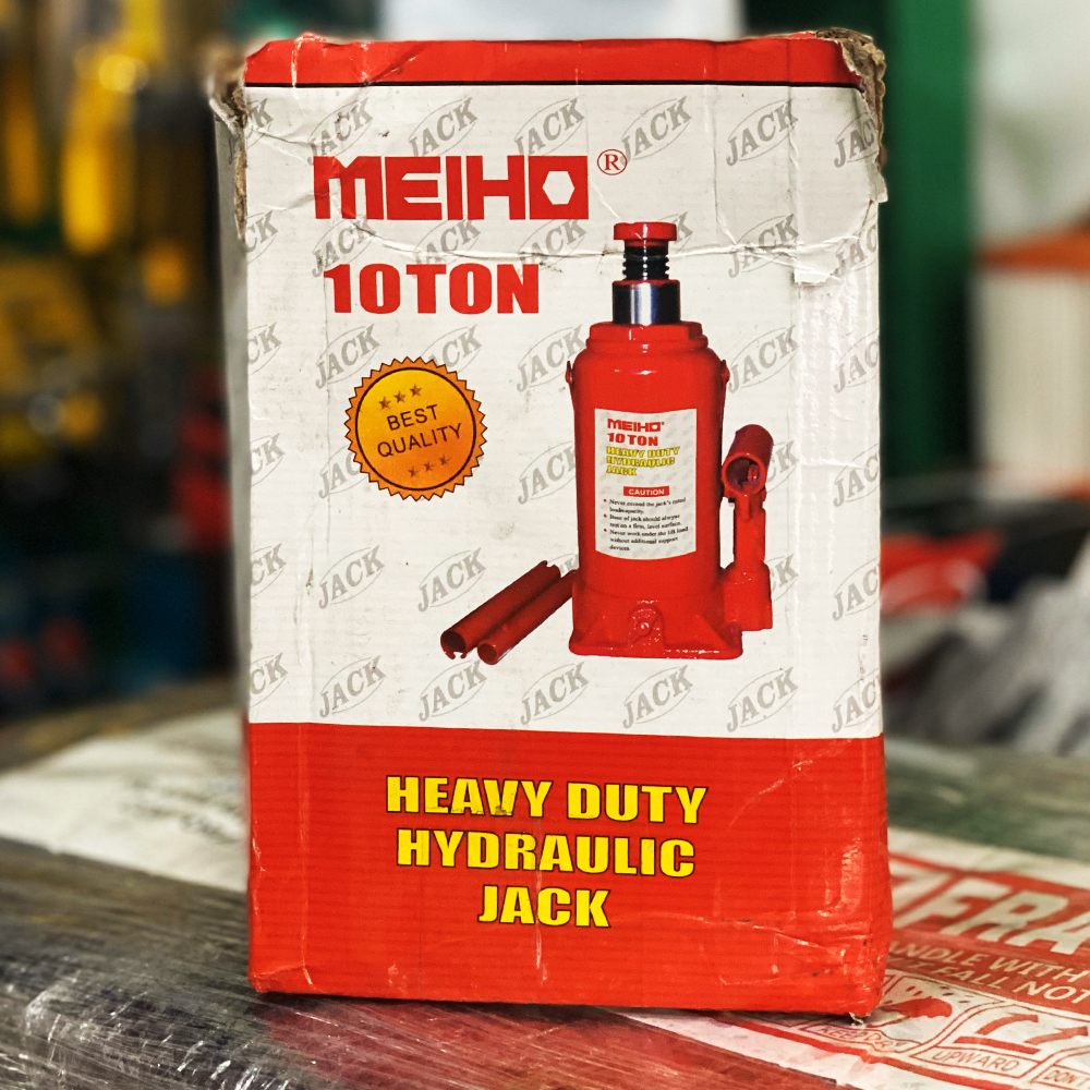 Meiho Hydraulic Bottle Jack 10 TON | Discounts by KHM Megatools Corp. Meiho Hydraulic Bottle Jack 10 TON | Discounts by KHM Megatools Corp.